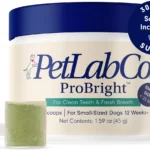 “1 Easy Solution: PetLab Co. ProBright Dental Powder for Fresh Dog Breath – Gentle Tartar & Bad Breath Control for Small Dogs